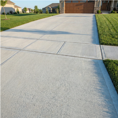 concrete driveway